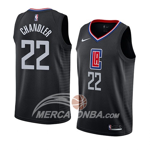 Maglia Los Angeles Clippers Wilson Chandler Statement 2019 Nero